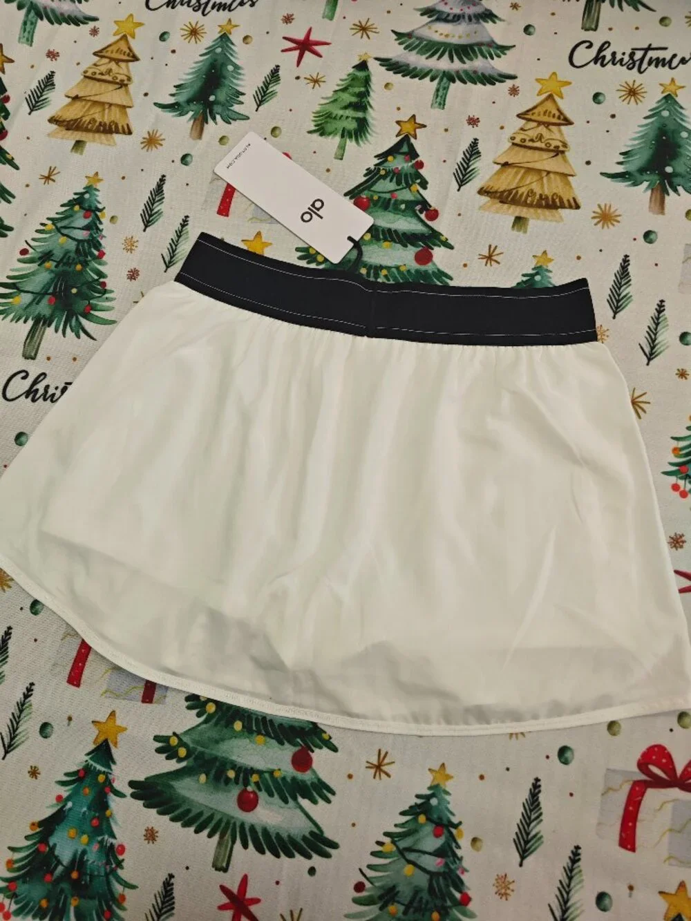 ALO Yoga Match Point Tennis Skirt🤗 White | Built-In Shorts✨New with tags